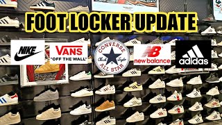 FOOT LOCKER SHOE STORE UPDATE  ADIDAS NIKE CONVERSE VANS NEW BALANCE [upl. by Scharff993]