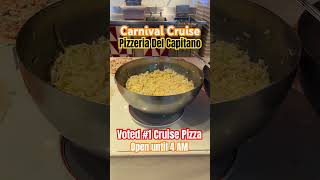 Pizzeria Del Capitano Carnival Mardi Gras Included in cruise cost August 2024 [upl. by Florance]