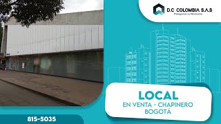 VENTA DE LOCAL EN CHAPINERO  BOGOTÁ [upl. by Kilam]