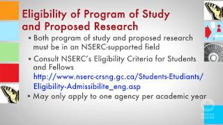 NSERC postgraduate programs summary  Chapter 1 [upl. by Adok]