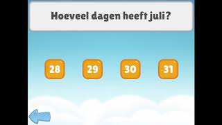 leer de dagen en maanden  een app van Juf Jannie [upl. by Akimahc]