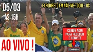 BOLSONARO AO VIVO NA EXPODIRETO  RS 🔴 [upl. by Ynohtnanhoj]