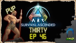 Surviving 30 mins a day on Ark Survival Ascended Official PVP Server Episode 46 [upl. by Ylloh928]