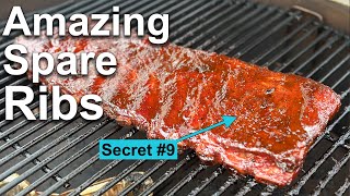 11 Secrets to Amazing Spare Ribs on a Kamado Joe  Rum and Cook [upl. by Leagiba]