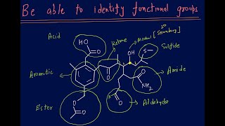 Know your functional groups and be able to classify organic comp Detailed explanation with examples [upl. by Rettig]