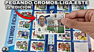 PEGANDO CROMOS de LIGA ESTE 202425 SEGUNDA EDICIÓN 3 [upl. by Akema]