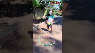 HULA HOOP AJAIB☺️😅 trending comedy funnyvideos ngeshortsbareng [upl. by Nhabois]