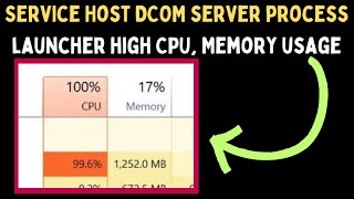 How to Fix Service Host DCOM Server Process Launcher High CPU Memory Usage on Windows 11 [upl. by Mcclure]