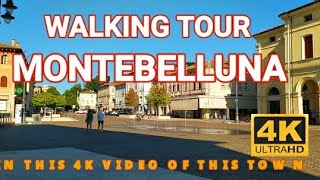 MONTEBELLUNA WALKING TOUR  ITALY  4K 2021 [upl. by Adnilg974]