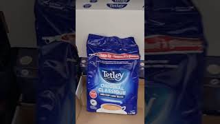 FAMILY SIZE 1100 TETLEY TEA BAG FROM COSTCO tetley shorts tea shopwithme [upl. by Strain796]