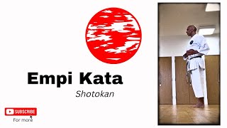 Empi Shotokan Kata Sideview 🥋👊🏽😊 [upl. by Devol]