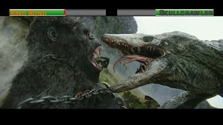 King Kong vs Skullcrawlerwith healthbars [upl. by Quintana]