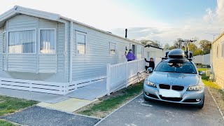 Caravan Stay at Birchington Vale Holiday Park in Kent England April 302021 [upl. by Inihor]