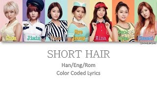 AOA  SHORT HAIR 단발머리 Color Coded HanRomEng [upl. by Ailalue]