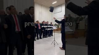 Coral de Cavalheiros Área Gravataí  Preparados para guerra restauração adoração gospelmusic [upl. by Nuahc]