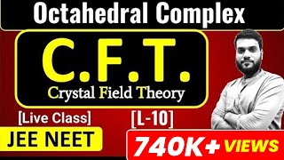 L10 CFT for Octahedral Complex  Splitting energy Gap  Coordination Compounds  JEE NEET [upl. by Palgrave]