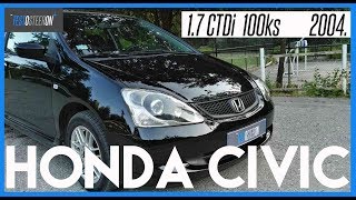 TEST VOŽNJAJAPANSKI GOLFHONDA CIVIC 17 CTDi 2004 [upl. by Brittany]