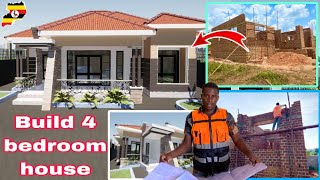 Cost of building this beautiful 4 bedroom house in Uganda 2024 [upl. by Lorry]