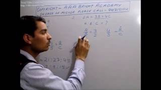 How To Calculate Ratio Problems Solving Ratios Problems amp Examples Maths Tricks [upl. by Eirual]