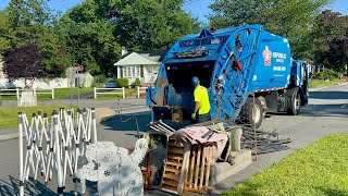 Republic Service’s Garbage Truck VS Summer Bulk Clean Up [upl. by Gnouv]