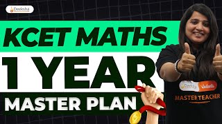 KCET 2025 Maths Preparation Strategy to Score 50 Marks [upl. by Nayb]