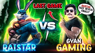 Raistar Real Face Revealed Finally On Live 😱 Raistar Vs Gyan Gaming Last Match freefire [upl. by Cibis12]