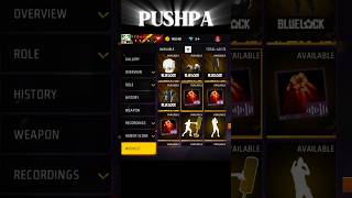 P U S H P A 2 THE RULE X FREEFIRE gaming Keyboard gameplay CAPCUTEDIT LOBBYEDIT pro viral [upl. by Meesak]