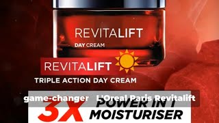 Loreal Paris Revitalift Triple Action Day Cream  Best Day Cream For Glowing Skin [upl. by Cyrillus]