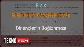 10 Sınıf FİZİK  Dirençlerin Bağlanması [upl. by Nafis590]