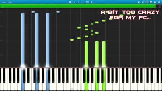 Synthesia  Xepher Tatsh Solo Piano Transcription 100 and 50 speed [upl. by Azarcon553]