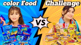 COLOUR FOOD CHALLENGE Anaya VS Eshaal Who is the WINNER 🏆 [upl. by Anihs]