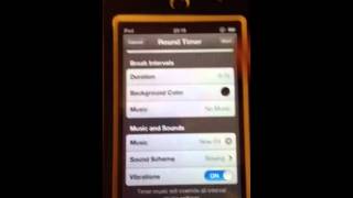 Seconds timer app setup for fitness HIIT exercise sports and Tabata iphone ipod smartphone [upl. by Zusman978]