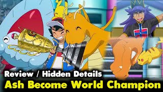 Ash vs Leon Final Full Battle  Hidden Details amp Review  Pokemon Journeys Episode 37 Facts [upl. by Alarice]