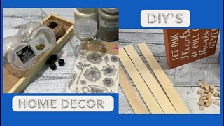 2 Everyday Home Decor Crafts  Dollar Tree DIY  Easy Crafts [upl. by Masterson230]