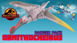 Jurassic World Dino Trackers Danger Pack Ornithocheirus  2023 Mattel [upl. by Ennayoj]