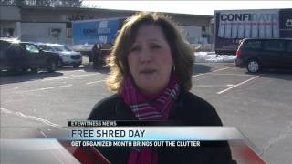 WUTR Utica NY  Shred Day [upl. by Idnac]