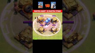 electro giant vs electro titian clashofclans clashroyale cocshorts coc viralshort shorts [upl. by Noreg]