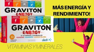 POTENCIA tu DIA con estas Vitaminas y Energizantes de ALTA CALIDAD Graviton Energy [upl. by Ayekal]