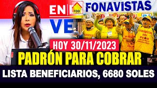 Fonavi S6680 lo último 19 GRUPOS cobran su adelanto PADRÓN lista de beneficiarios Link oficial [upl. by Rosalee]