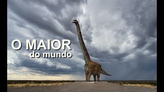 O Maior DINOSSAURO do Mundo encontrado na Patagônia Argentina  TrelewChubut [upl. by Sairtemed]