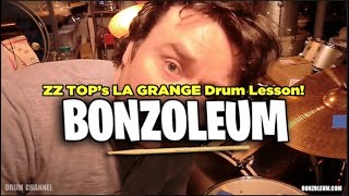 ZZ TOPs  LA GRANGE  DRUM LESSON [upl. by Marabelle]