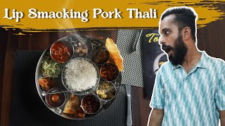 This is Shocking Never heard of a Pork Thali available in Goa  ToraShir restaurant [upl. by Venterea961]