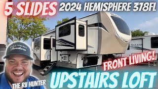 5th Wheel RV with a LOFT amp 5 Slides 2024 Hemisphere 378FL [upl. by Esyak]