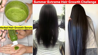 Worlds Best Herbal Growth SerumFor Extreme Long Hair 6 Inch Long Thick Hair in 2 Weeks Challenge [upl. by Schaffel]