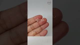 shortsvideo  Beads jewelry  Flower chain bracelet with sparkling crystals handmade diy [upl. by Anatole114]