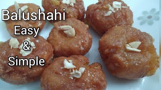 Balushahi recipe  Diwali special  Easy recipe  Sarika paripurna kitchen [upl. by Spatz]