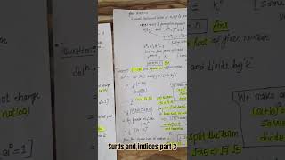 Surds and indices part 3 most imp questions educationuppcsroarosscrailway😱👍♥️ [upl. by Dlorej]