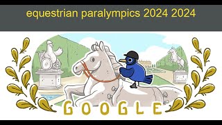 equestrian paralympics 2024 2024  Paris Games Equestrian [upl. by Siuqcram]