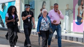 Commissioner sees successful partnership tackling retail crime in Corby [upl. by Ahsirpac]