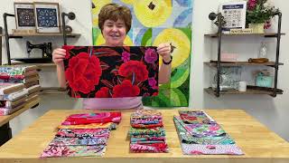 Kaffe Fassett Seed Packets Red Quilt Kit [upl. by Nekcerb628]